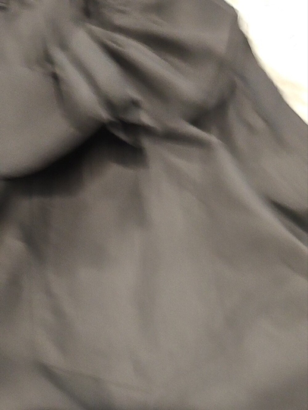 Black Off-Shoulder Ruffle Button Front Top - Picture 6 of 7